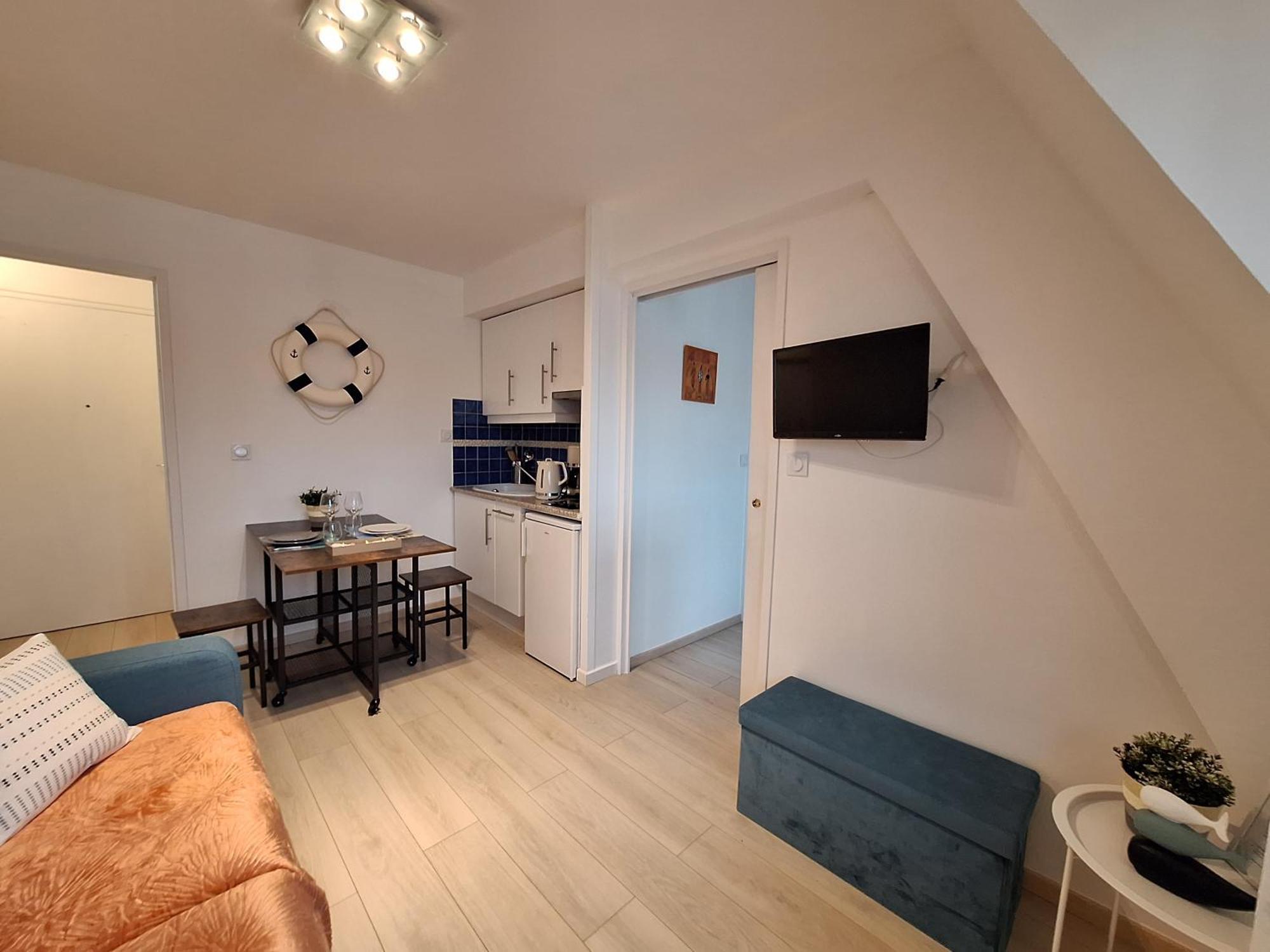 Super Deauville Appartement 2 Pieces Cosy Proche Plage Plein Sud ヴィレ・シュル・メール エクステリア 写真
